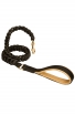 Braided Dog Leash with Stitched Handle