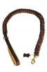 Braided Dog Leash with Stitched Handle