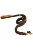 Braided Dog Leash with Stitched Handle