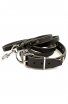 Elegant 1 1/2 inch Wide Leather Collar and Braided Leash with Stainless Steel Snap-hook. Save Money!