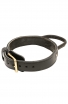 Durable Leather American Bulldog Collar with Handle