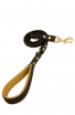 Fashion Braided Leather Dog Leash with Padded Handle