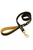 Fashion Braided Leather Dog Leash with Padded Handle