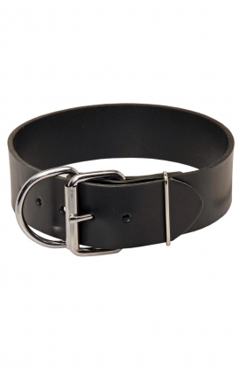 2 inch Wide Leather English Bulldog Collar