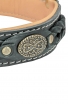 Doberman Padded Leather Dog Collar with Attractive Braids