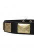 English Bull Terrier Collar with Vintage Brass Plates