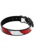 Doberman Handpainted Leather Collar - American Pride