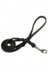 1/2 inch Wide Braided Leather Dog Leash with Stainless Steel Snap-hook