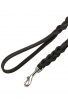 1/2 inch Wide Braided Leather Dog Leash with Stainless Steel Snap-hook