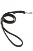 1/2 inch Wide Braided Leather Dog Leash with Stainless Steel Snap-hook