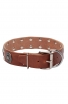 Strong Leather Dog Collar with Massive Plates and Studs