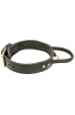 Super Durable Leather Dog Collar with Handle and Solid Brass Buckle for Easy Training