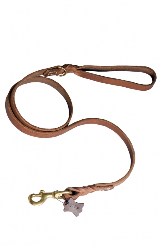 Professional Stitched Leash with D-Ring on the Handle - Old Mill Store