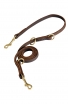 Universal Leather Dog Leash with Short Braids