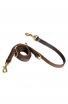 Multimode Leather Dog Leash with Two Snap Hooks