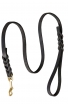 Universal Braided Leather Dog Leash – ½ inch wide