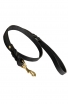 Extra Strong Braided Leather Leash with Brass Snap Hook