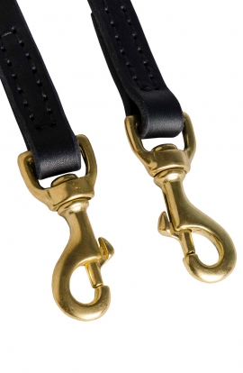 Professional Stitched Leash with D-Ring on the Handle - Old Mill Store