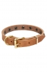 Leather Dog Collar for Puppies and Small Breeds