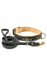 Nappa Padded Braided Dog Collar & Leash Set