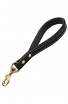 Short Dog Lead with Black Nappa Padded Handle